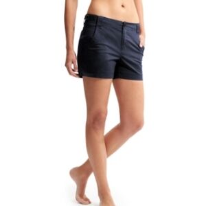 Athleta Women's Navy Organic Cotton Shorts NWT Size 2